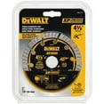 thumbnail image 2 of BLACK+DECKER Diamond Circular Saw Blade DW4713T - Turbo Segmented, 4.5 In, 1 Piece, 2 of 3
