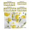 thumbnail image 2 of Kitchen Curtain Valances for Windows,Summer Rustic Lemon Floral Leaf Rod Pocket Small Valance Farmhouse Fruit Plant Short Window Treatment for Bedroom Bathroom Living Room,42"x12", 2 of 9