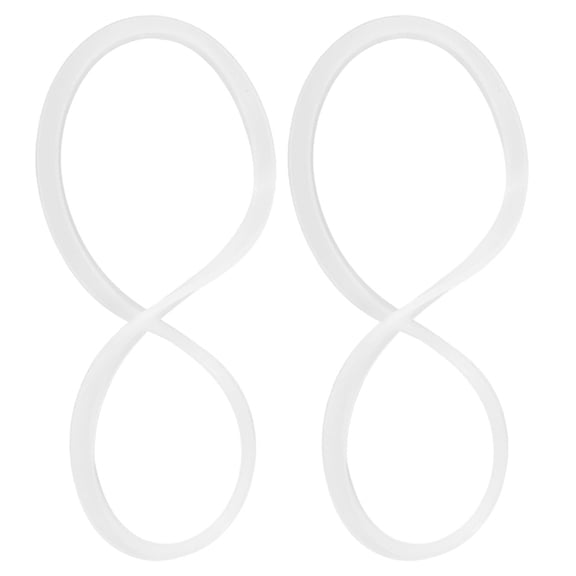 Milisten 2pcs Lunch Box Silicone Seal Rings Replacement for Bento Container