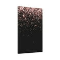 thumbnail image 2 of Kll Rose Gold Glitter1 Wall Plate,Gloss Finish,Standard Size 1 - 5" X 3", Polycarbonate Thermoplastic,Electric Receptacle Plug Covers, 2 of 8
