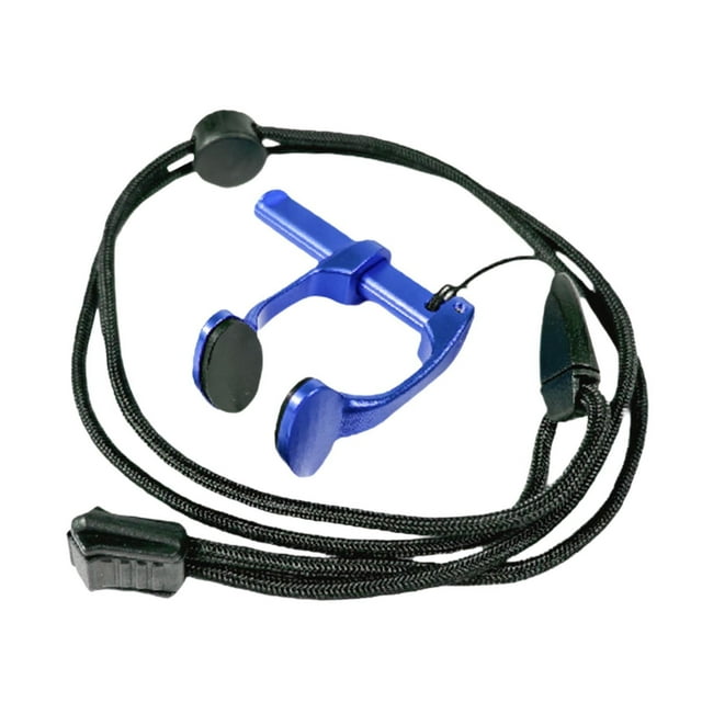 Colaxi Bouchon de Nez Flexible pour Natation, Pratique, Surf, Entraînement Bleu