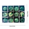 12pcs Christmas Decoration Set Green Decorative Chain for Hanging