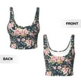 thumbnail image 5 of Picia Vintage Floral Sports Bra for Women,Padded Strappy Sports Bras Medium Support Yoga Bra with Removable Cups,Running Yoga Bra-X-Large, 5 of 9