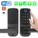 thumbnail image 5 of Cerradura de puerta inteligente ANGGREK USB teclado manija de puerta con desbloqueo remoto, 5 of 8
