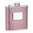 thumbnail image 1 of 6oz Pink Diamond Stamp Flask, 1 of 1