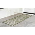 thumbnail image 3 of Rugs.com Outdoor Traditional Collection Rug – 6 Ft Runner Green Flatweave Rug Perfect For Hallways, Entryways, 3 of 8