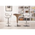 thumbnail image 4 of Chrome Base and Swivel Function Barstool, Set of 2 / Perfect for Dining Room Setup, 4 of 4