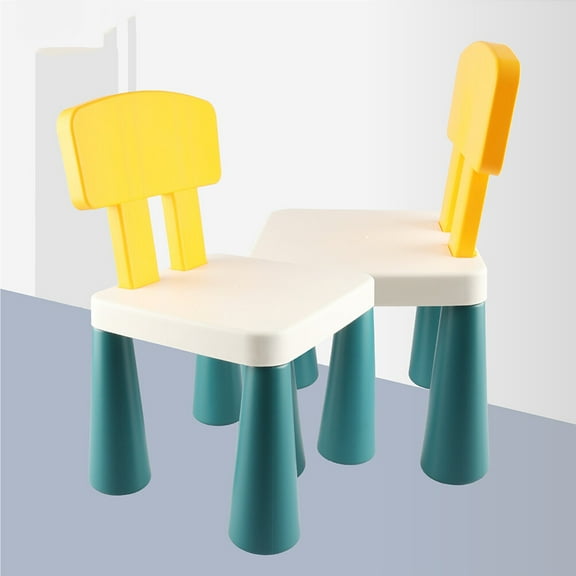 Chairman Stool for Children with Reinforced Surface Made of Plastic Assorted Color 1Pcs