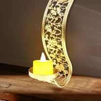 HAKIDZEL Wall Sconce Candle Holder 1Set Craftsmanship Metal Iron Vintage Home Decor Taper Candles Holder