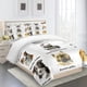 thumbnail image 4 of Conjuntos de ropa de cama Lindo Patrón de perro Microfibra Cubiertas de Microfibra Pillow Shams Niños Dibujos animados Animal Mascota Mascota Impreso Mano de verano Set S LyshDW2109250013 3 Piezas Scienceny HA012377-01, 4 of 7
