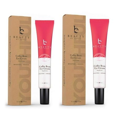 Beauty by Earth Under Eye Cream - Made with Natural & Organic Ingredients, For Dark Circles and Under Eye Bags Treatment, Eye Cream Improvement of Puffiness and Wrinkle (2 pack)