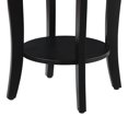 thumbnail image 2 of Convenience Concepts American Heritage Round Sofa & Couch End Table, Black, 2 of 7