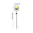 thumbnail image 3 of Halloween Solar Garden Stake Light,Metal Waterproof Spider Shape Stake with Lantern for Outdoor Yard Lawn Holiday Decor, 3 of 6