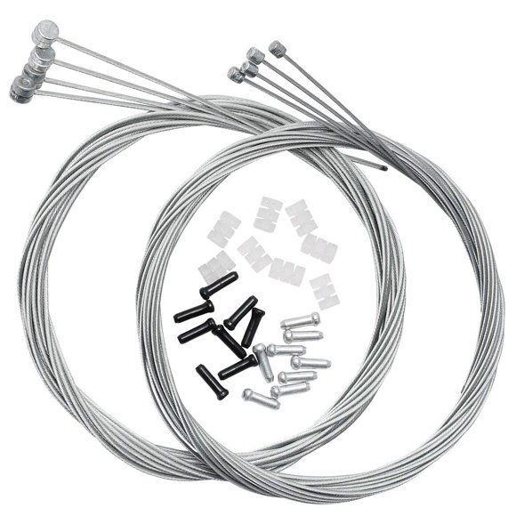 Dymoece Câbles de Dérailleur de Vélo, Ensemble de Câbles de Frein pour Vélo Shimano Sram Route VTT (Uniquement pour Vélo de Montagne)
