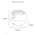 thumbnail image 4 of 2X Mini Aroma Diffuser Aromatherapy Machine Automatic Sensing Portable Cute Compatible Diffuser USB, 4 of 5