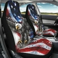 thumbnail image 3 of Uorisanigo Eagle Flag Car Seat Covers Breathable Front Seat Cover Anti-Slip Back Fabric Waterproof Car Seat Cover Easy to Install Universal for Cars Truck SUV Van, 3 of 7