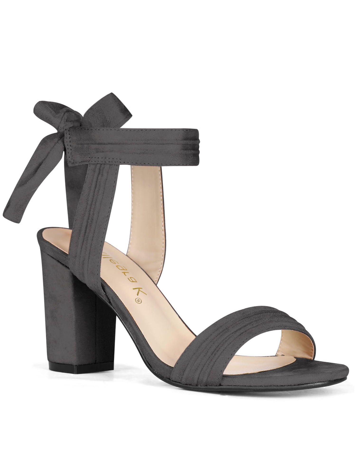 open toe block heel sandals