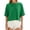 Green, variant on Half Sleeve Solid Color Women Casual Oversize Knit Pullover Sweater