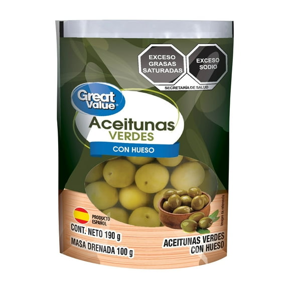 Aceituna Verde GV con Hueso 190gr