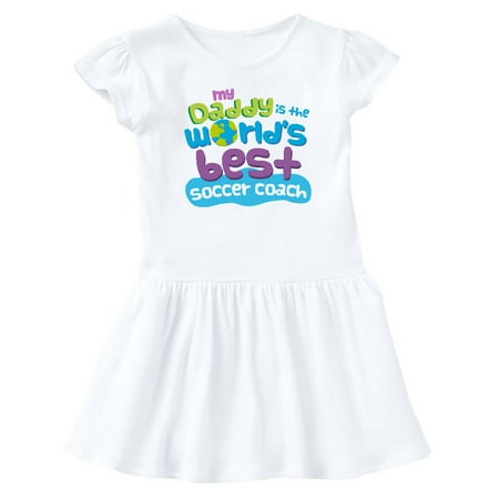 

Inktastic Soccer Coach Dad for Kids Gift Baby Girl Dress