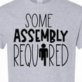 thumbnail image 4 of Inktastic Some Assembly Required Right Leg Amputee T-Shirt, 4 of 5