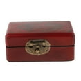 thumbnail image 2 of Milaget 1Pc Dragon and Phoenix Print Jewelry Treasure Case Trinket Storage Chest Box, 2 of 8