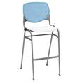 thumbnail image 5 of KFI Studios KOOL Armless Stacking Barstool, White Back, Pink Seat, 5 of 7