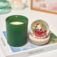 thumbnail image 4 of Hallmark Brand 10oz Santa Snow Globe Candle, 4 of 6