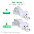 thumbnail image 4 of Support Thermique pour Imprimante d'Étiquettes, Porte-Étiquettes pour Rouleaux et Pli en Éventail, Expédition et Emballage, Étiquettes Compatibles avec les Imprimantes d'Étiquettes de Bureau Compatibles avec Barcode Express Impression d'Étiquettes Envoi Postal Étiquetage, 4 of 8