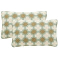 thumbnail image 1 of Safavieh Carna Amist Geometric Pillow, Set of 2, 1 of 3