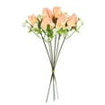 thumbnail image 1 of Realistic Artificial Rose Bouquet for Valentine'S Day, Wedding, Home Decor, Handheld Prop, Allergy-Friendly, Easy to Arrange And Reuse, One Bunch of Artificial Roses, 1 of 8