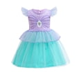 thumbnail image 6 of QEFJNO 1-6Y Princess Tulle Dress for Girls Birthday Gift Christmas Halloween Party Dress, 6 of 12