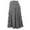 A-Grey143, variant on XIAONU Women's Solid Skirt Midi A-Line Silhouette Bottom Stretchy Casual Wear Skirts