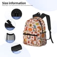 thumbnail image 3 of Yield Fall Thanksgiving Print Backpack for Women Men, Lightweight Casual Travel Daypack, Classic Basic College Backpack, Middle School Bag, 3 of 5