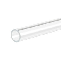 Uxcell Clear Rigid Tubing 10mm(25/64'')ID x 12mm(15/32'')OD x 10inch Length Round Plastic Water Rigid Tube