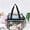 Black, variant on Clear Tote Bag,Clear Bag for Stadium Events,Sports Fan Handbags Purses Stadium Approved for Sports Games,Gym,Lunch Bag for Work(Silver)