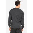 thumbnail image 2 of 247 Frenzy Men's Essentials Knocker Classic Breathable Cotton Waffle Knit Texture Thermal Top - Charcoal Gray, 2 of 3