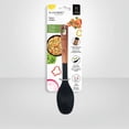 thumbnail image 2 of JS Gourmet Soft Touch Non Stick Nylon Spoon with Wood Grain Handle and Hanging Hole, 2 of 4