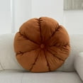 thumbnail image 2 of Velvet Pumpkin Futon For Sofa Beds And Chairs, 2 of 4