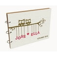 thumbnail image 7 of Darling Souvenir Personalized Engraved Laser Cut Wedding Guest Book Wooden Cover Sign-in Book Registry Guestbook Scrapbook-LK, 7 of 7