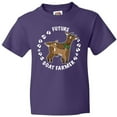 thumbnail image 3 of Inktastic Future Goat Farmer with Cute Goats and Hoof Prints Youth T-Shirt, 3 of 5
