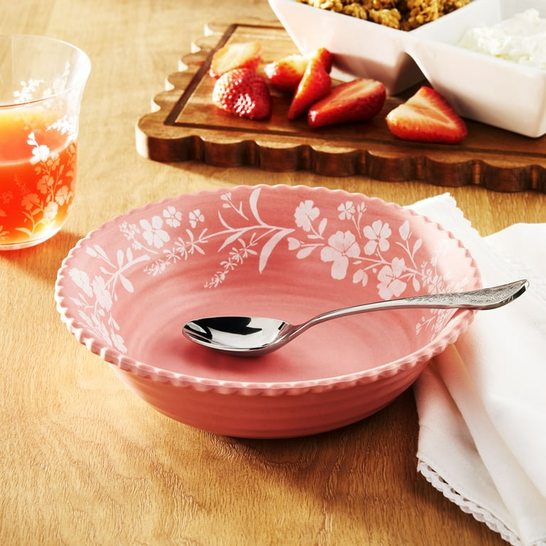 The Pioneer Woman Daisy 12-Piece Bamboo Melamine Dinnerware Set