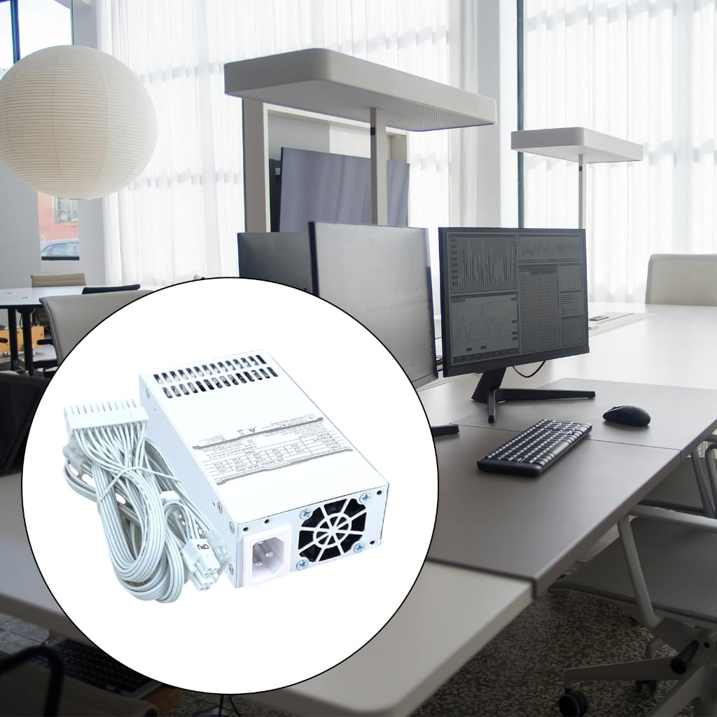 POPLIS Modular Interfaces 400W White Full Module Small 1U Computer Power Supply