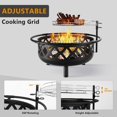 thumbnail image 6 of BaPiPro 36.00 x 36.00 Bowl Alloy Steel Fire Bowl with Fire Pit, 6 of 6