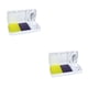 thumbnail image 4 of Divisor de Caja de Almacenamiento de Pastillas Portátil de Plástico PP Organizador de Tabletas Blanco 2Conjunto Wosthever, 4 of 6