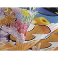 thumbnail image 4 of Ambesonne Fish Quilted Bedspread Set 3 Pcs, Fish Coral Reefs, Queen Size, Multicolor, 4 of 5