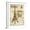 White Frame, variant on Art.com Paris Collage I - Eiffel Tower Art Print by Gregory Gorham, White Frame Wall Art, 23" x 29"