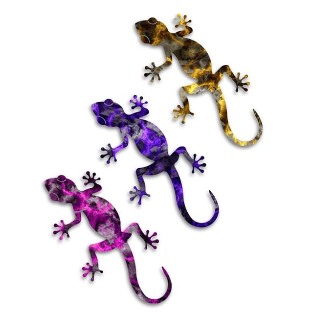 Next Innovations Quartzite 101410018- 12 x 6 Po Quartzite Gecko Wall Art