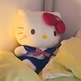 thumbnail image 4 of Sanrio Hello Kitty muñecos de peluche Kawaii suave Animal relleno almohada de peluche juguetes cómodos para bebés decoración de dibujos animados niña niños regalo de Navidad, 4 of 5