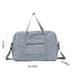 thumbnail image 3 of Xihbxyly Bolsa de Viaje Plegable, Ligera y Resistente Al Desgarro, con Cremallera Impermeable, Fácil de Transportar con Correa, Multiusos: Gimnasio, Deportes, Compras, Tamaño 42 X 32 X 17 Cm., 3 of 5